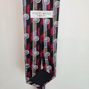 Martin Wong 4" silk tie